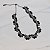 Colar Leticia Sarabia meia flor cristal mix preto CL9161 - Imagem 3