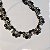 Colar Leticia Sarabia meia flor cristal mix preto CL9161 - Imagem 5