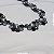 Colar Leticia Sarabia meia flor cristal mix preto CL9161 - Imagem 4