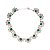 Colar Leticia Sarabia meia flor cristal verde CL9161 - Imagem 1