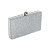 Clutch retangular prata E-52 - Imagem 1