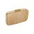 Clutch retangular ráfia nude  E-8 - Imagem 1