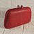 Clutch trapézio strass vermelho S-284 - Imagem 3