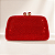 Clutch trapézio strass vermelho S-284 - Imagem 1