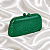 Bolsa Clutch de Festa Verde com Strass e Alça de Corrente - Imagem 1