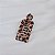 Presilha banana Bianca acrílico pequena animal print 60 007 - Imagem 1