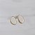 Brinco SD Sheila Morais orgânico resina off white p ouro vintage - Imagem 2