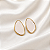 Brinco Sheila Morais orgânico resina off white m ouro vintage - Imagem 1
