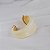 Bracelete SD Sheila Morais resina vanila ouro vintage - Imagem 2