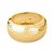 Bracelete maxi martelado ouro semijoia - Imagem 1