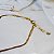 Colar Claudia Arbex line organic pérola ouro vintage - Imagem 3