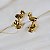 Brinco ear cuff Claudia Arbex line organic ouro vintage - Imagem 3