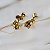 Brinco ear cuff Claudia Arbex line organic ouro vintage - Imagem 4