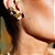 Brinco ear cuff Claudia Arbex line organic ouro vintage - Imagem 2