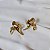 Brinco Claudia Arbex line organic ouro vintage - Imagem 2