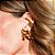 Brinco Claudia Arbex line organic ouro vintage - Imagem 1