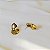 Brinco Claudia Arbex line organic cristal ouro vintage - Imagem 4