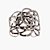 Bracelete Lita Raies elos prata vintage semijoia - Imagem 1