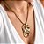 Colar Lita Raies elos ouro vintage semijoia - Imagem 2