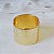Bracelete largo liso ouro semijoia - Imagem 2