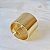 Bracelete largo liso ouro semijoia - Imagem 1