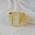 Bracelete resina ouro acetinado semijoia - Imagem 5