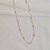 Colar curto cristais ouro semijoia 25k03030 - Imagem 3