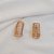 Brinco ear cuff zircônia ouro semijoia 25k02014 - Imagem 3
