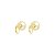 Brinco pressão esfera lisa gg ouro semijoia 6889305 - Imagem 1