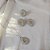 Conjunto colar brinco e anel ajustável gota zircônia amarelo ródio semijoia - Imagem 3