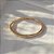 Conjunto de brinco argolinha e bracelete zircônia ouro semijoia 6837905 - Imagem 4
