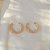 Conjunto de brinco argolinha e bracelete zircônia ouro semijoia 6837905 - Imagem 2