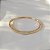 Conjunto de brinco argolinha e bracelete zircônia ouro semijoia 6837905 - Imagem 5