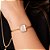 Pulseira pedra natural nautilus ouro semijoia - Imagem 2