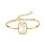 Pulseira pedra natural nautilus ouro semijoia - Imagem 1