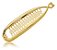 Kit 2 presilhas banana metal prateado e dourado - Imagem 5
