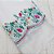 Lenço echarpe bordado floral off white - Imagem 2