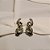 Brinco Claudia Arbex elos cristais prata vintage - Imagem 2