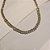 Colar choker Claudia Arbex corrente cristais prata vintage - Imagem 4