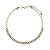 Colar choker Claudia Arbex corrente cristais prata vintage - Imagem 1