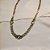Colar choker Claudia Arbex corrente cristais prata vintage - Imagem 5