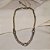 Colar choker Claudia Arbex corrente cristais prata vintage - Imagem 4