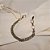 Pulseira Claudia Arbex corrente cristais prata vintage - Imagem 3