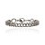Pulseira Claudia Arbex corrente cristais prata vintage - Imagem 1