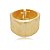 Bracelete texturizado ouro semijoia - Imagem 1