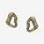 Brinco SD Sheila Morais orgânico cristais g ouro vintage - Imagem 1