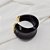 Bracelete SD Sheila Morais resina preta ouro vintage - Imagem 3