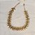 Colar Palone Design espinha strass ouro vintage - Imagem 4