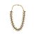 Colar Palone Design espinha strass ouro vintage - Imagem 1