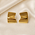 Maxi Brinco Palone Design Curvado Ouro Vintage - Imagem 12